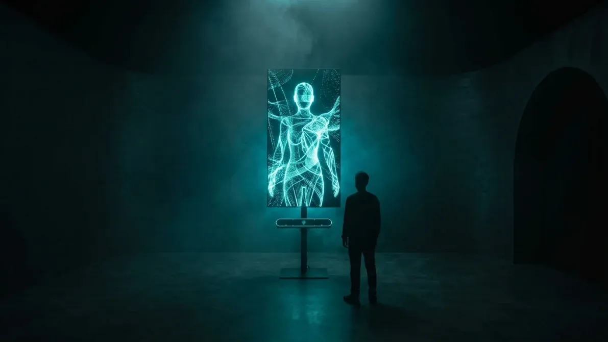 AI Host: A 3D avatar that greets, guides and answers.