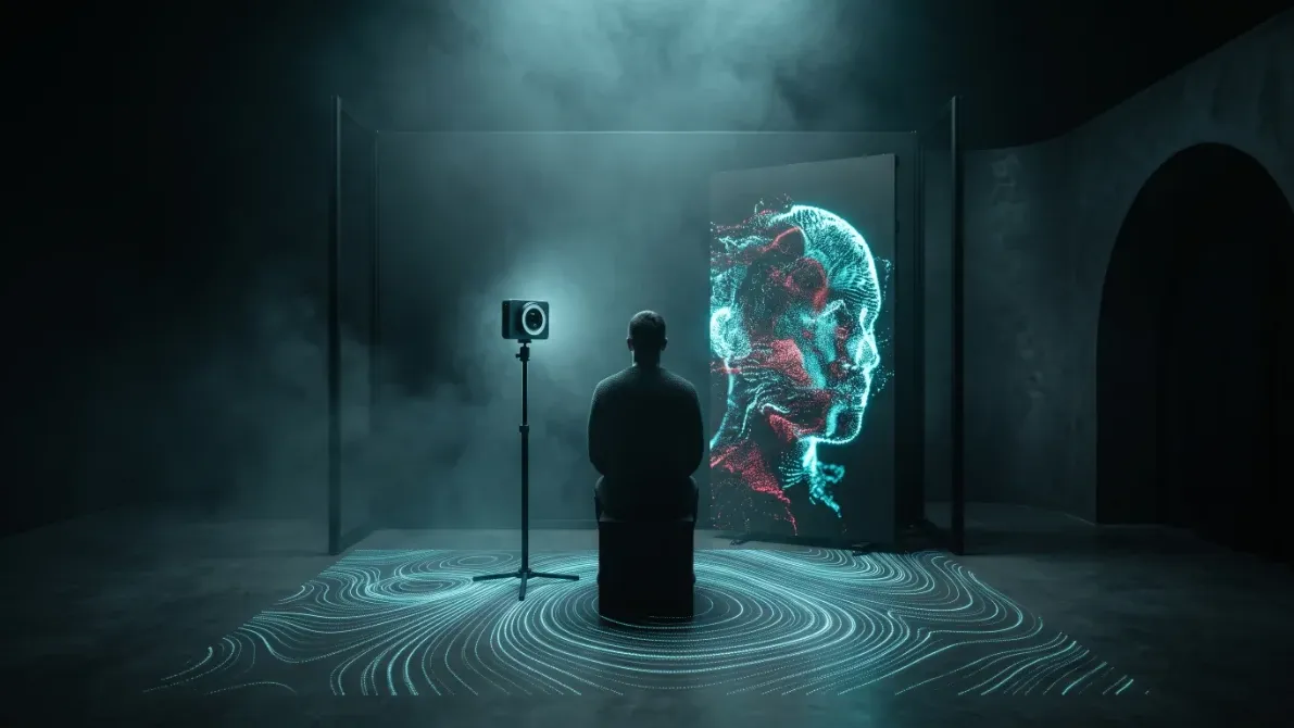 AI Portrait Studio: A capture station that restyles the guest in seconds.