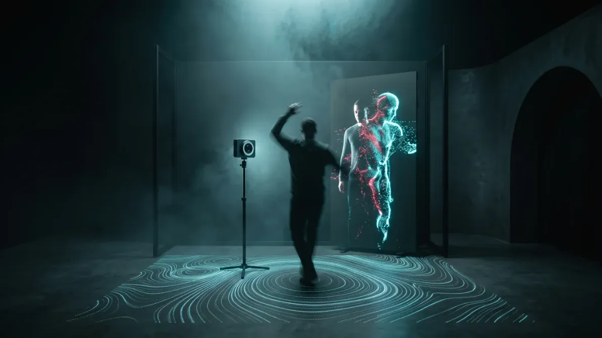 AI Video Studio: A booth that records and edits itself.