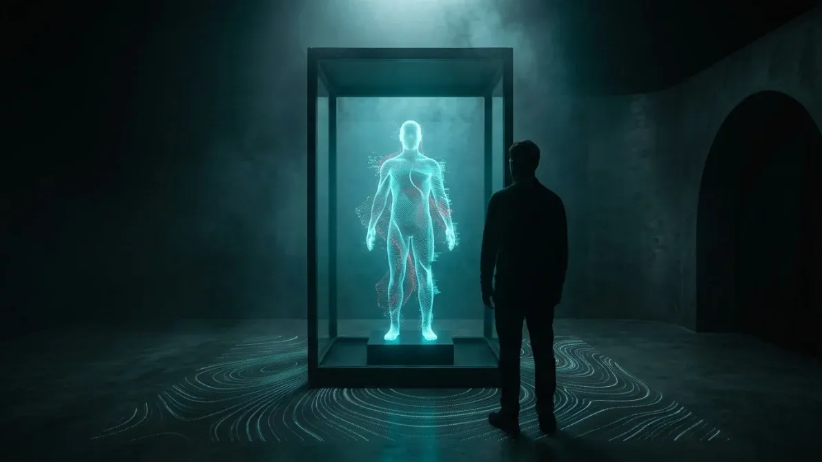 Holo Box: A life-size holographic display for people and products.