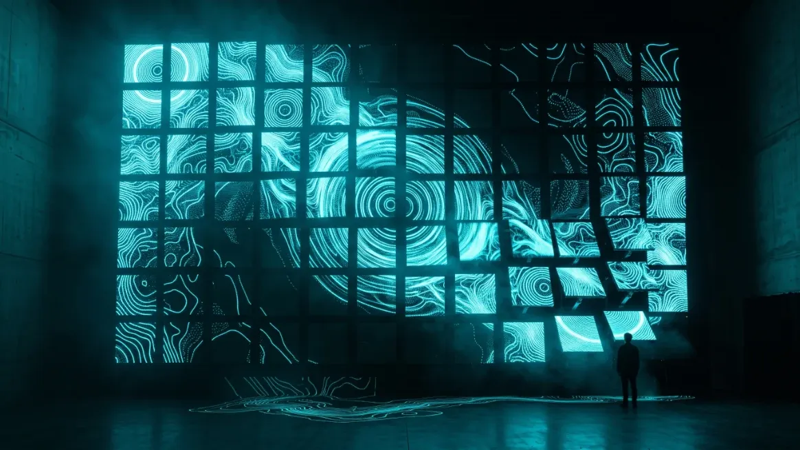 Kinetic Screens: LED surfaces that physically move.