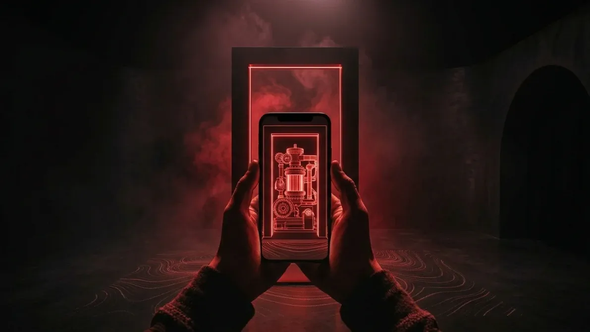 Portal: A physical doorway into a digital world.