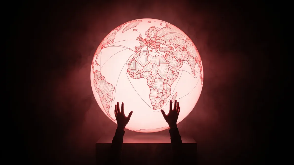 Touch Globe: A spherical display you explore with your hands.